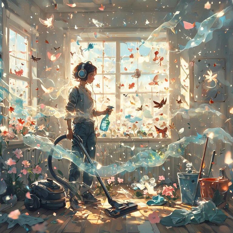 Audiobooks Make Spring Cleaning Fun